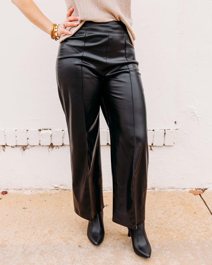 Another Love: Sparkle Leather  in Black - The Vogue Boutique