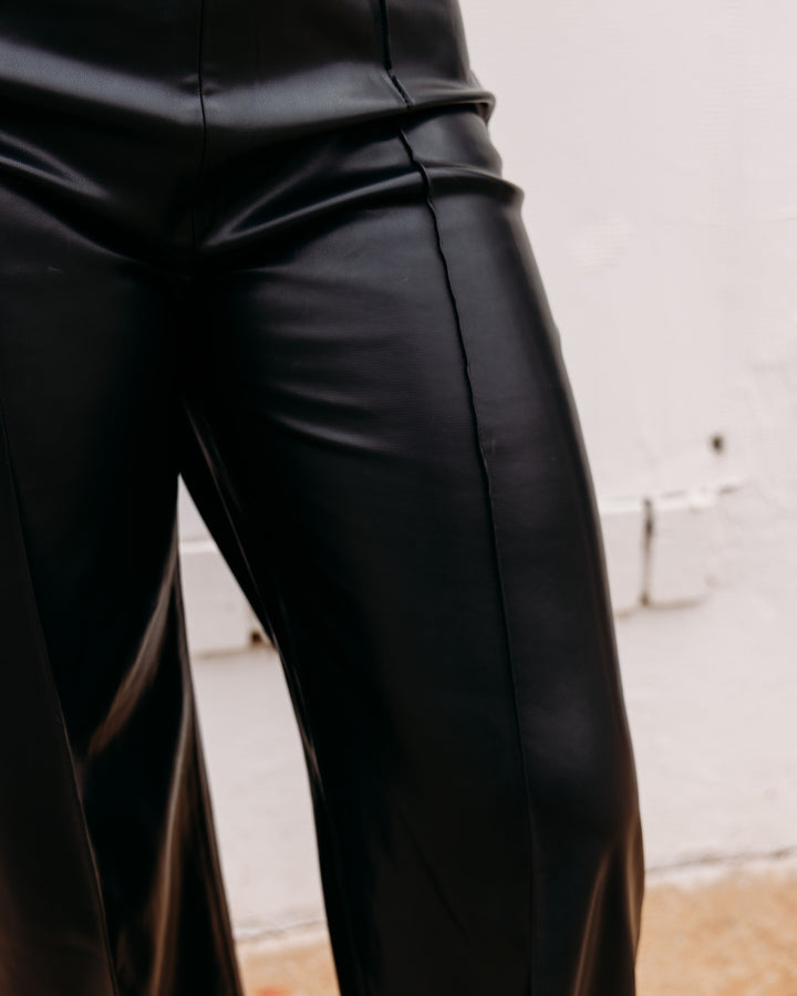 Another Love: Sparkle Leather  in Black - The Vogue Boutique