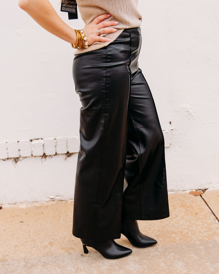 Another Love: Sparkle Leather  in Black - The Vogue Boutique