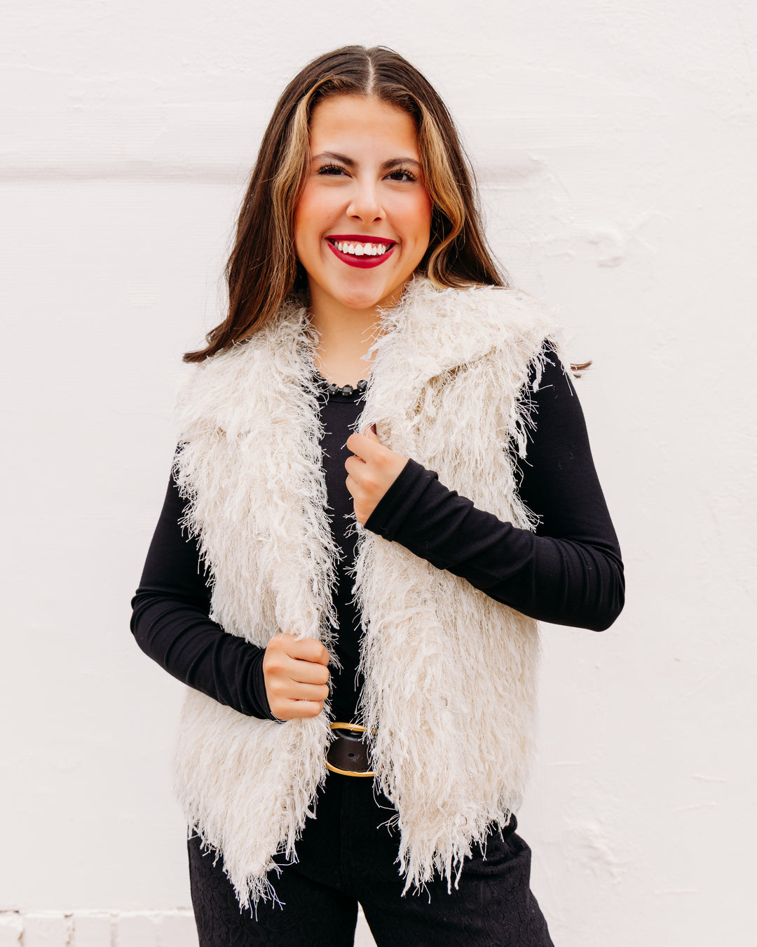 Another Love: Harlow Vest in Cream