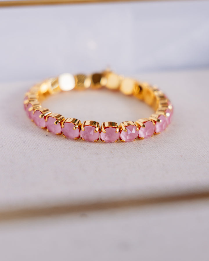 Tova: (B4406M) Izzy Bracelet in Light Rose Glimmer