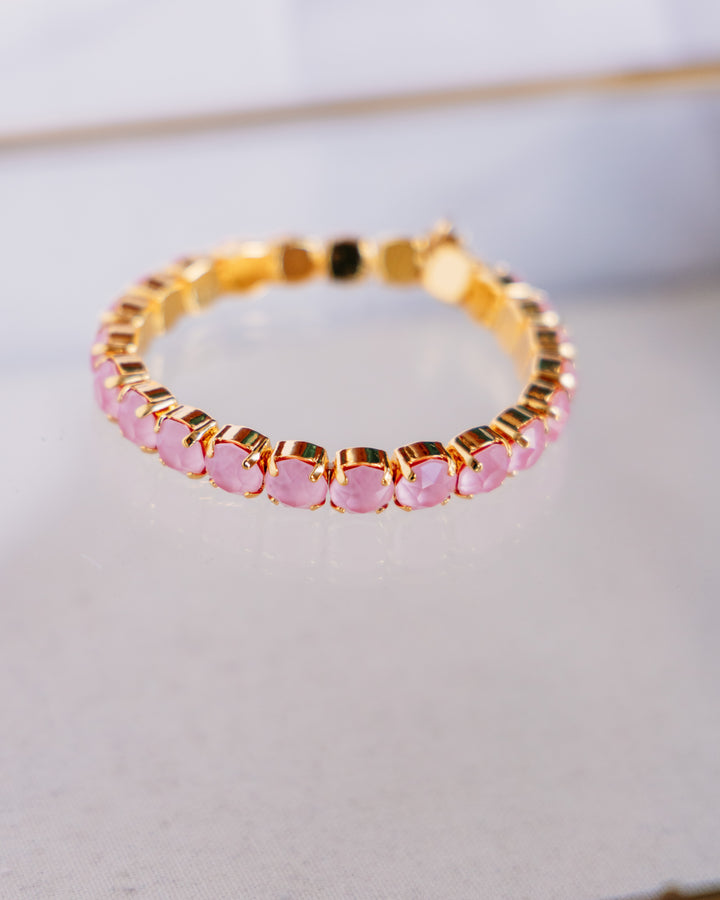 Tova: (B4406M) Izzy Bracelet in Light Rose Glimmer