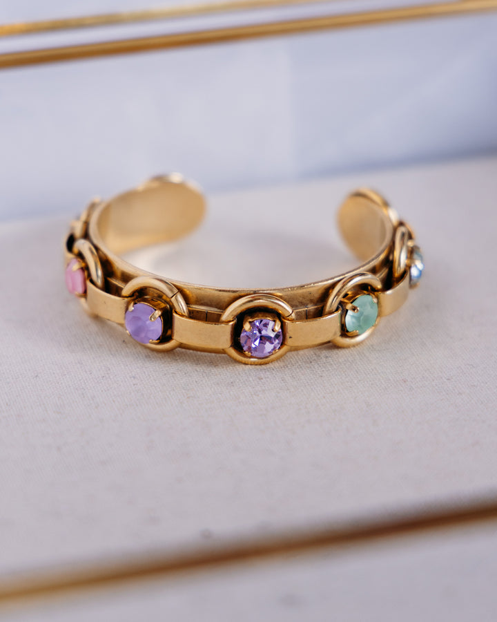 Tova: (B5900FD) Henley Cuff in Fairy Dust