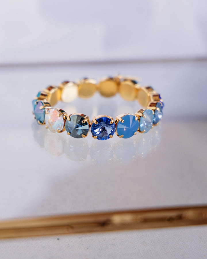 Tova: (B7077FDBM) Croatia Stretch Bracelet in Fairy Dust Mix
