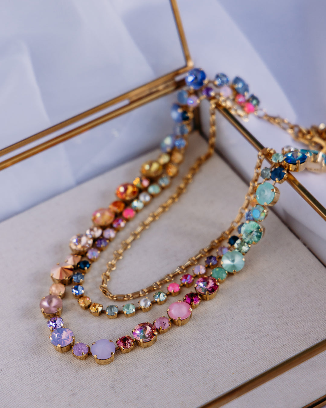 Tova: (N7498FD) Addy Necklace in Fairy Dust