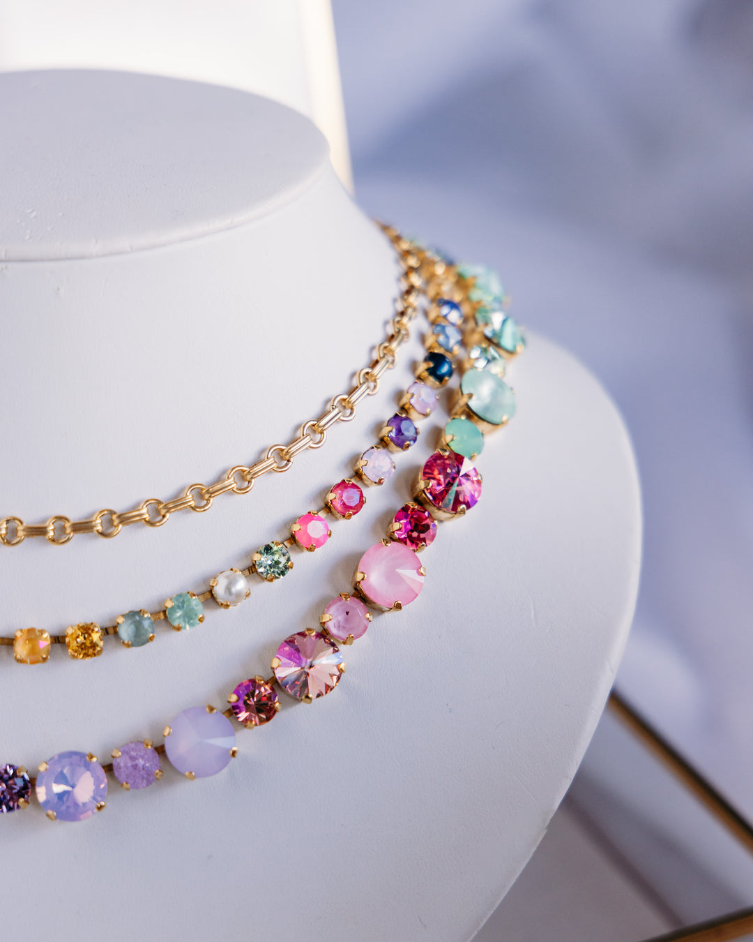 Tova: (N7498FD) Addy Necklace in Fairy Dust
