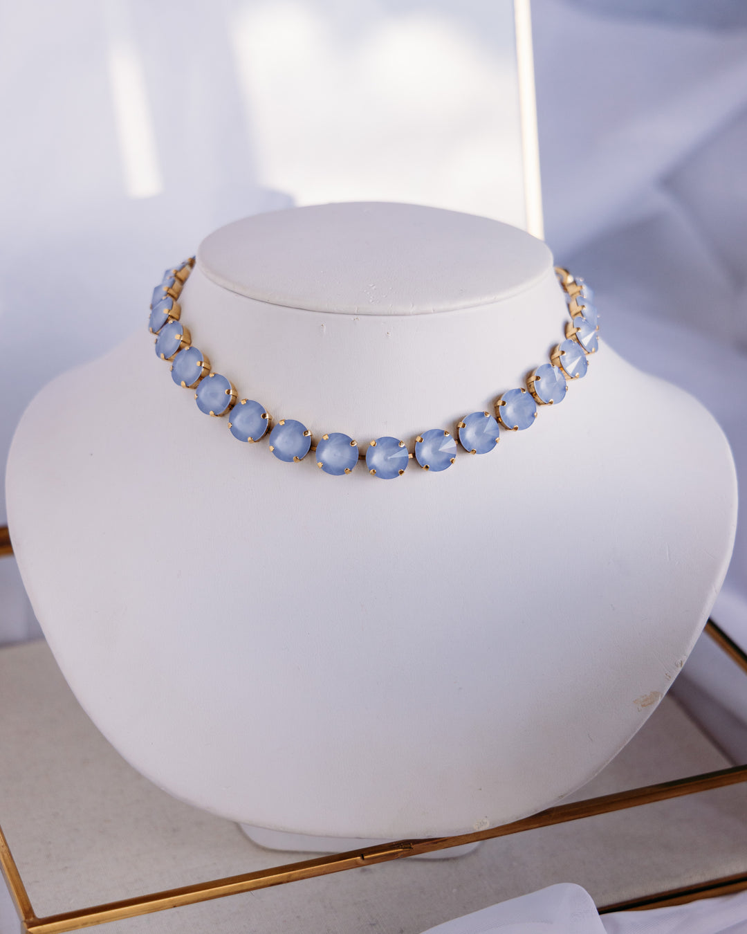 Tova: (N234UBB) The Sofia Choker in Ultra Baby Blue