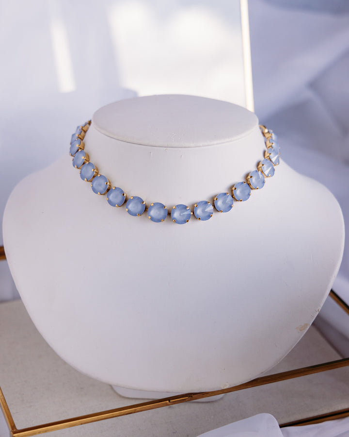 Tova: (N234UBB) The Sofia Choker in Ultra Baby Blue
