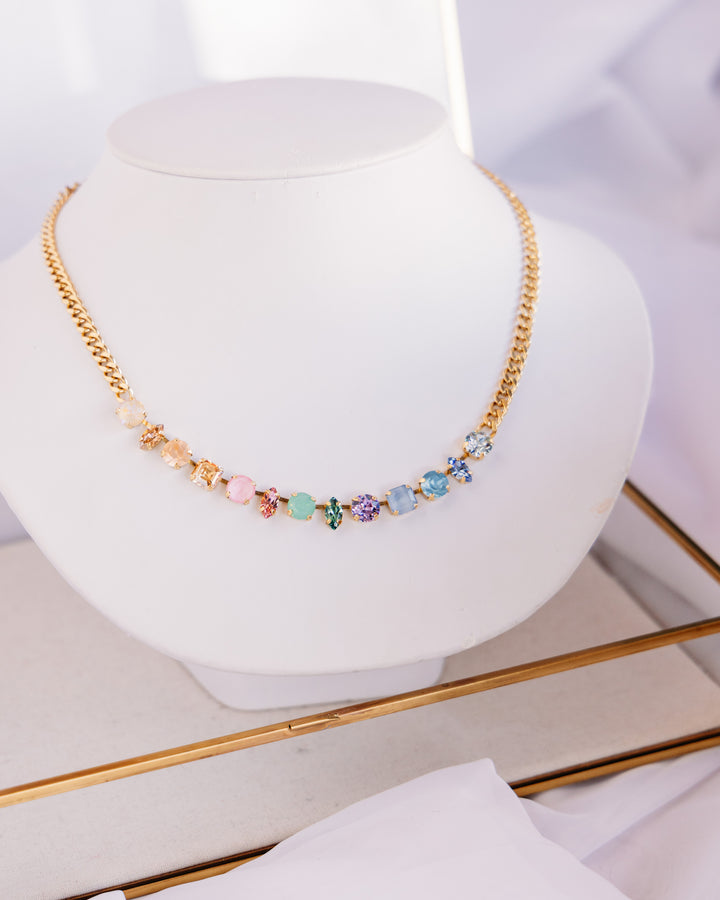 Tova: (N7455FD) Mini Riya Necklace in Fairy Dust