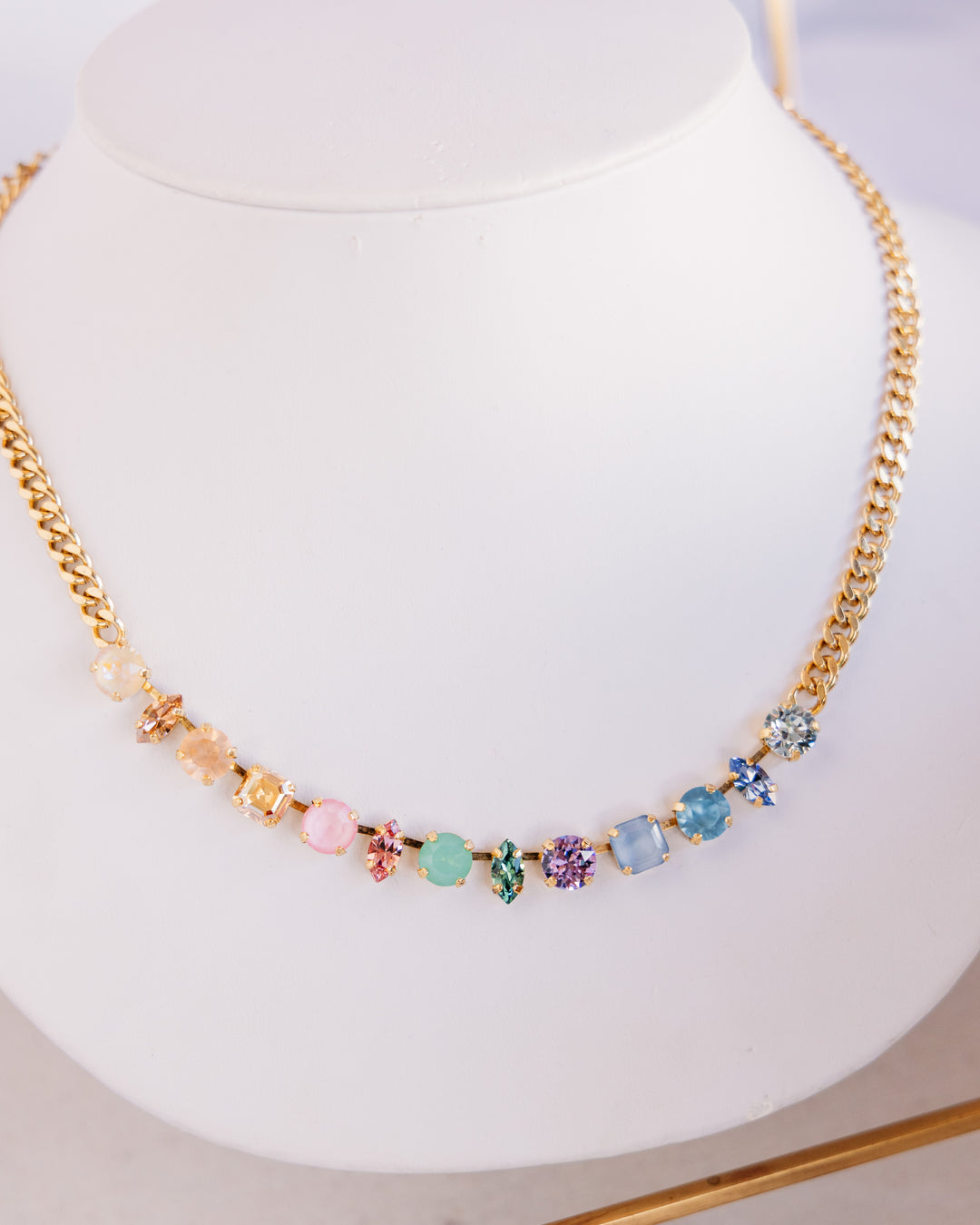 Tova: (N7455FD) Mini Riya Necklace in Fairy Dust