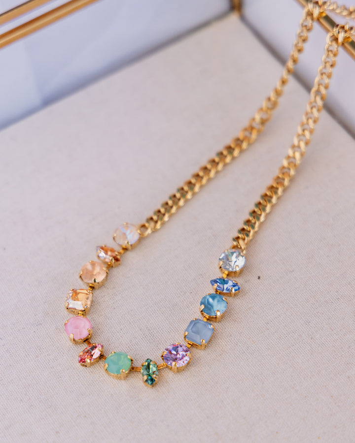 Tova: (N7455FD) Mini Riya Necklace in Fairy Dust