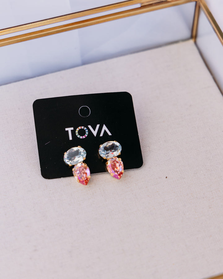 Tova: (E6033) Mini Ally Earrings in Candy Crush