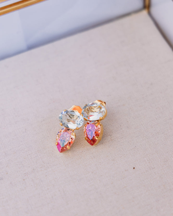 Tova: (E6033) Mini Ally Earrings in Candy Crush