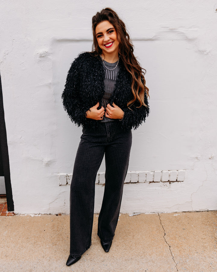 Another Love: Rosalind Jacket in Black