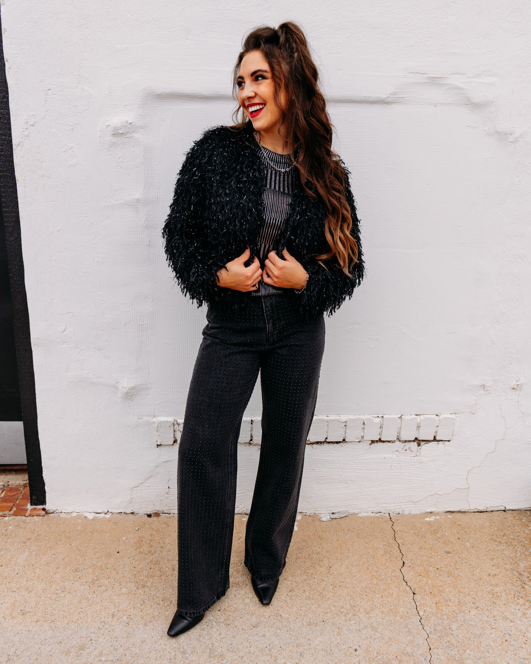 Another Love: Rosalind Jacket in Black