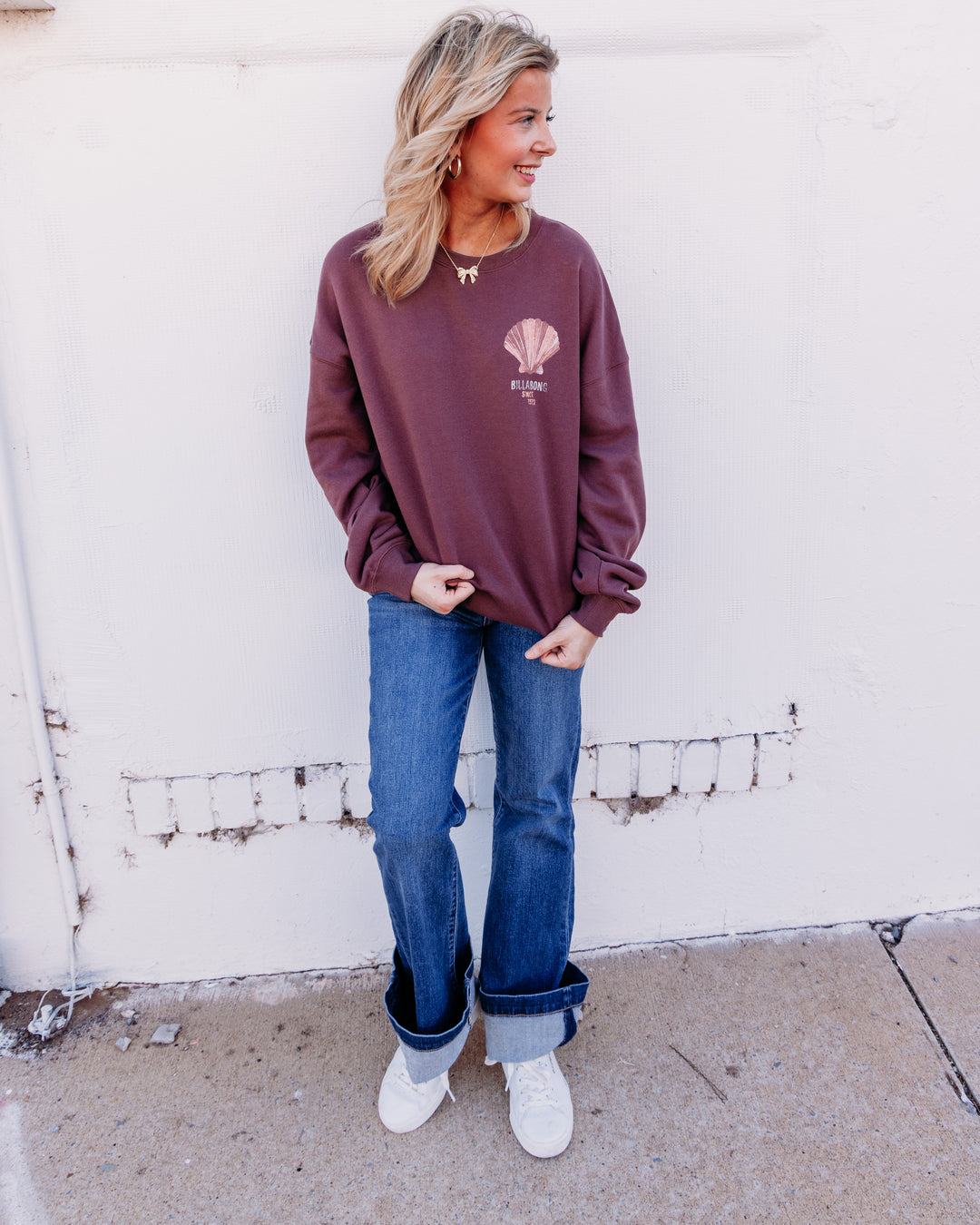 Billabong: Light In View Crew in Espresso (BL000884W)