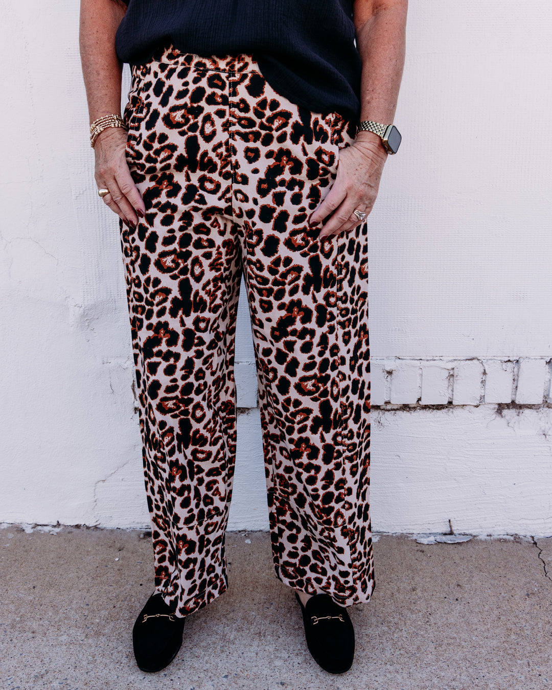 Ivy Jane: Leopard Pants in Tan (221141)