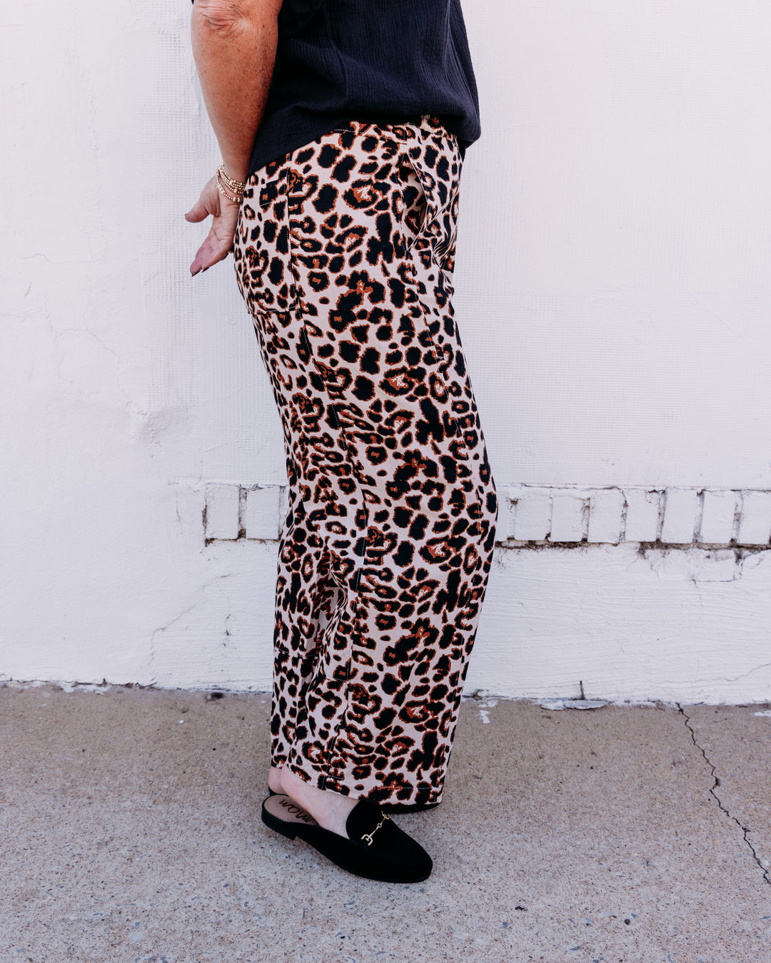 Ivy Jane: Leopard Pants in Tan (221141)