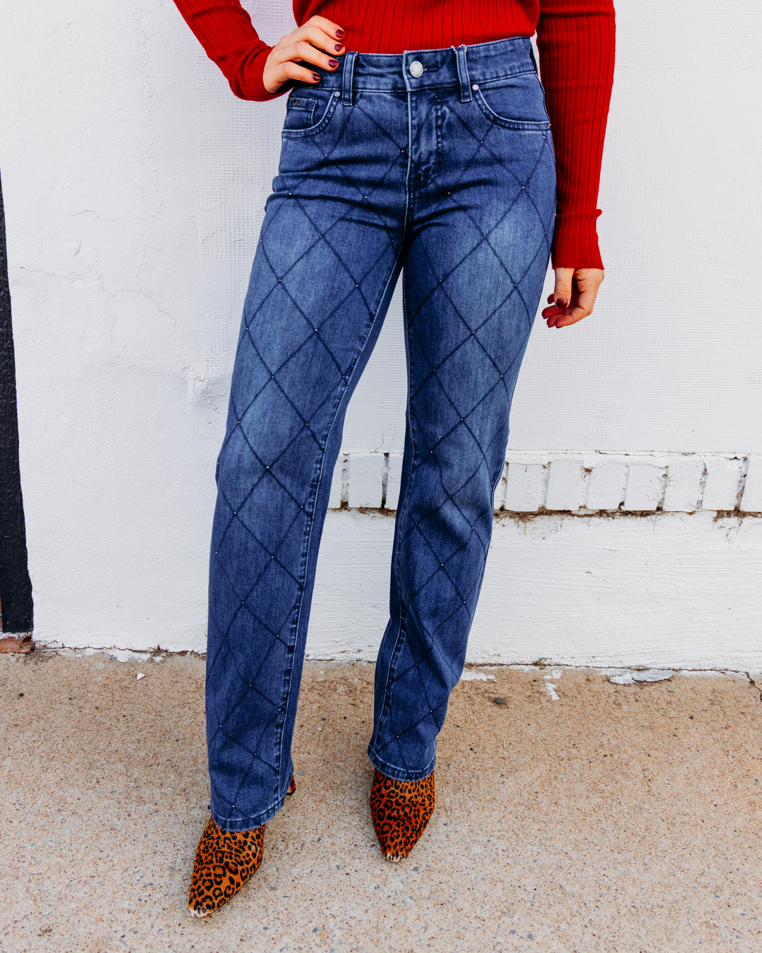 French Dressing Jeans: Christina Straight Leg in Dark Wash  (5404779)