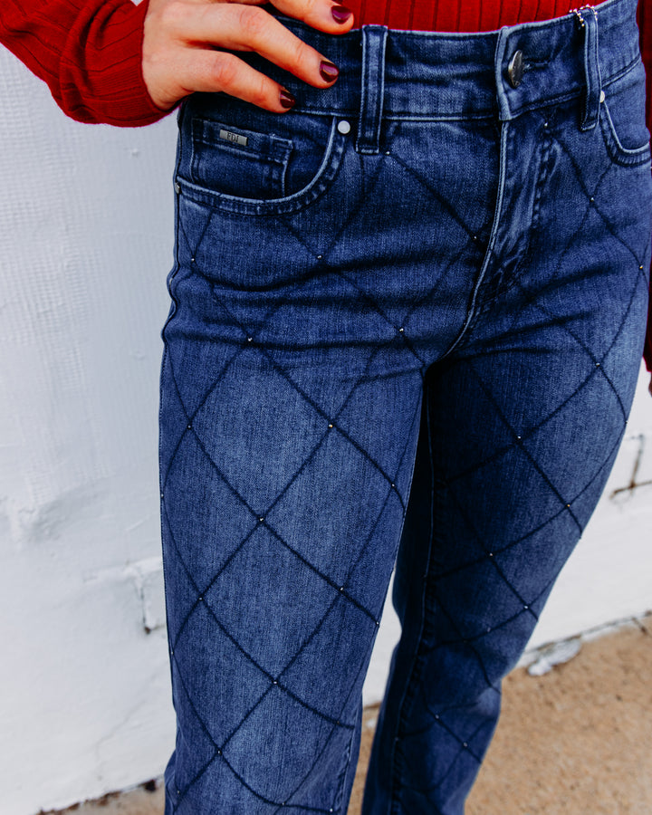 French Dressing Jeans: Christina Straight Leg in Dark Wash  (5404779)