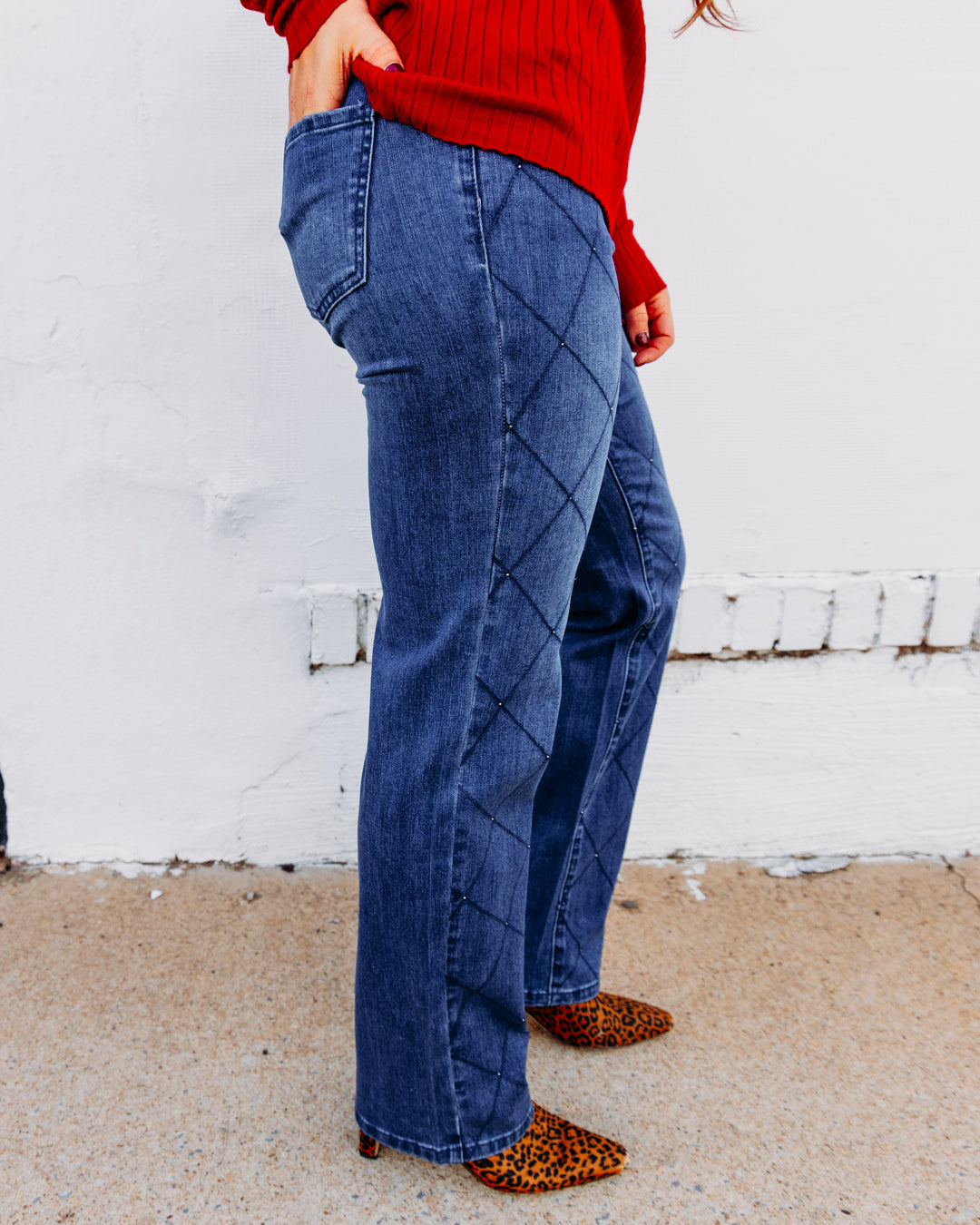 French Dressing Jeans: Christina Straight Leg in Dark Wash  (5404779)