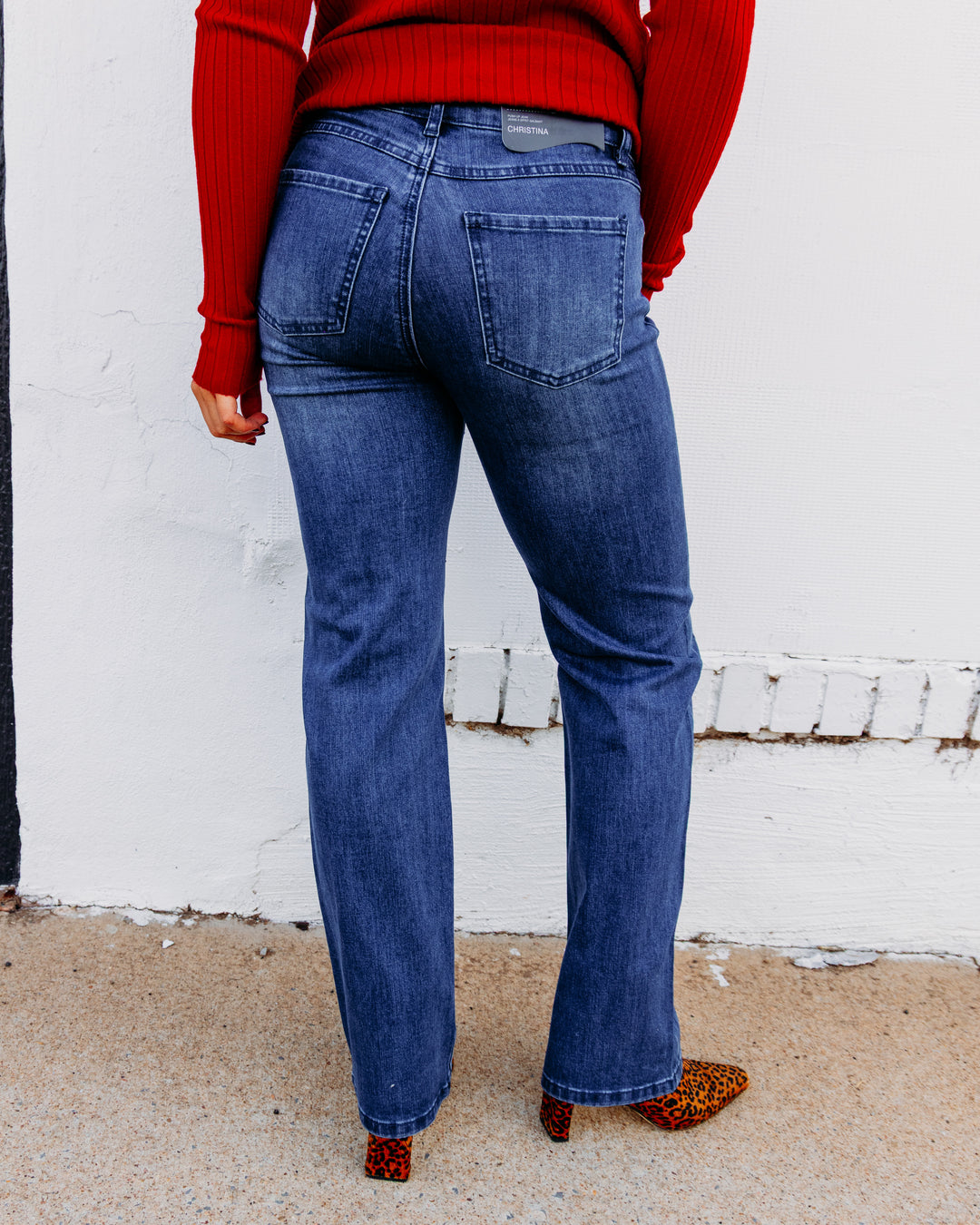 French Dressing Jeans: Christina Straight Leg in Dark Wash  (5404779)