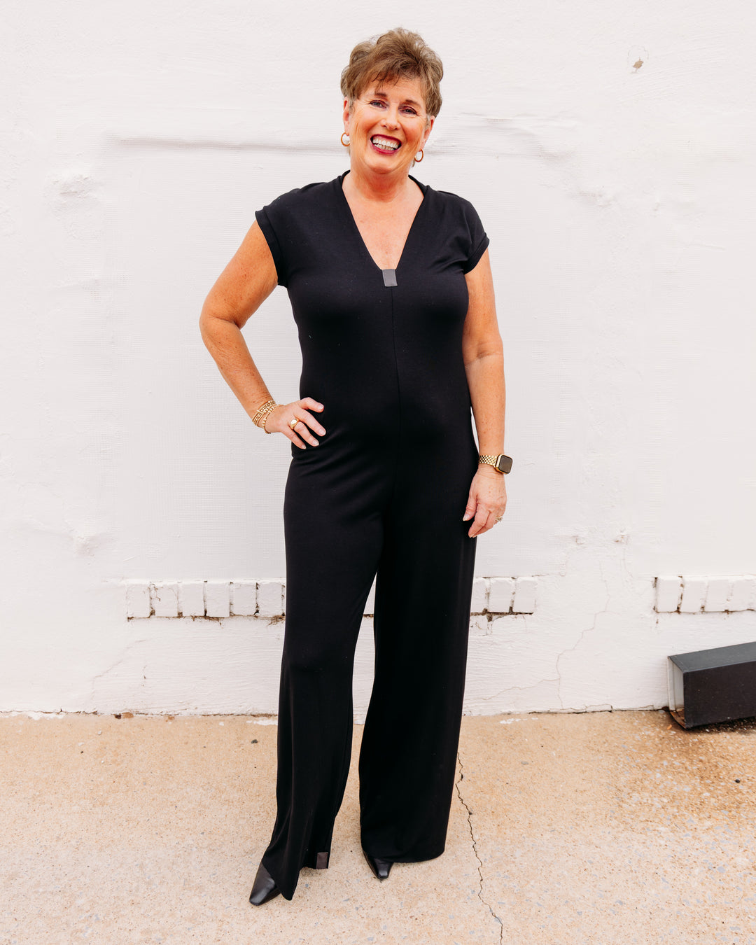 Henriette Steffensen: Trousers Suit in Black (99018-900)