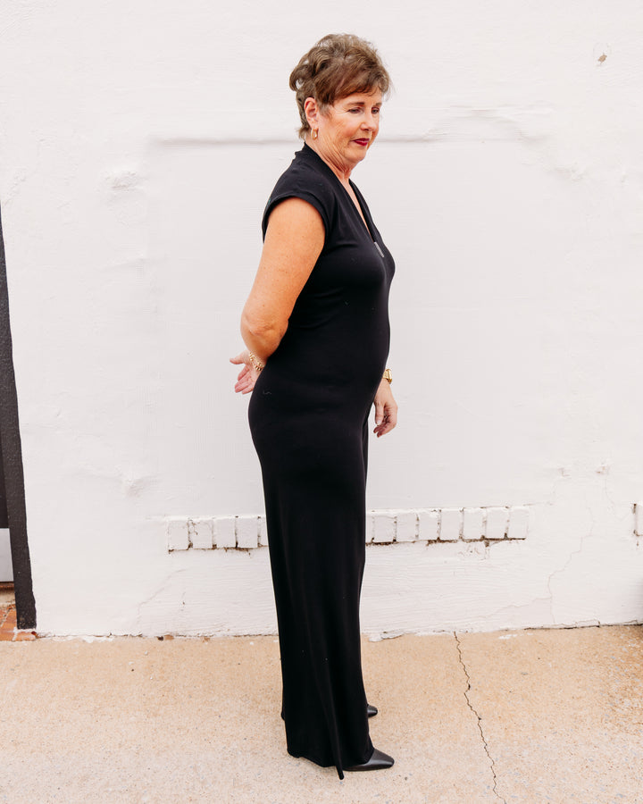 Henriette Steffensen: Trousers Suit in Black (99018-900)