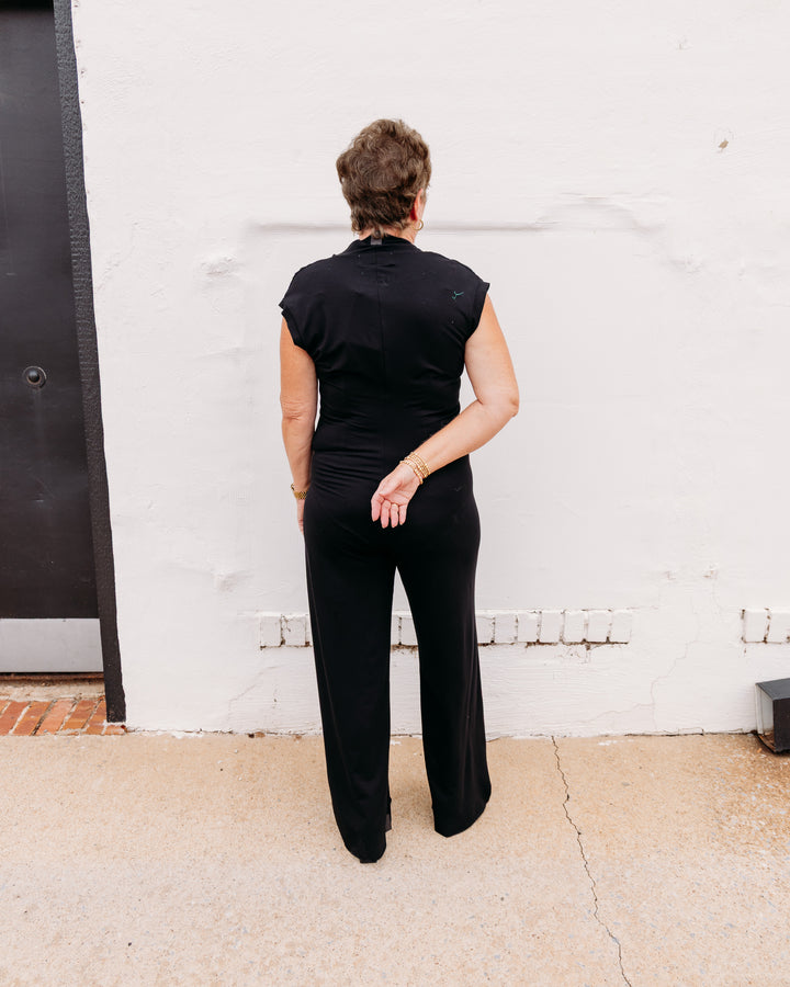 Henriette Steffensen: Trousers Suit in Black (99018-900)