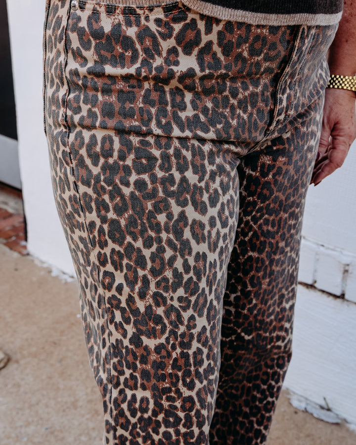 Daze: Far Out Patchpocket High Rise Wide Leg in Cool Cat (D00017191)