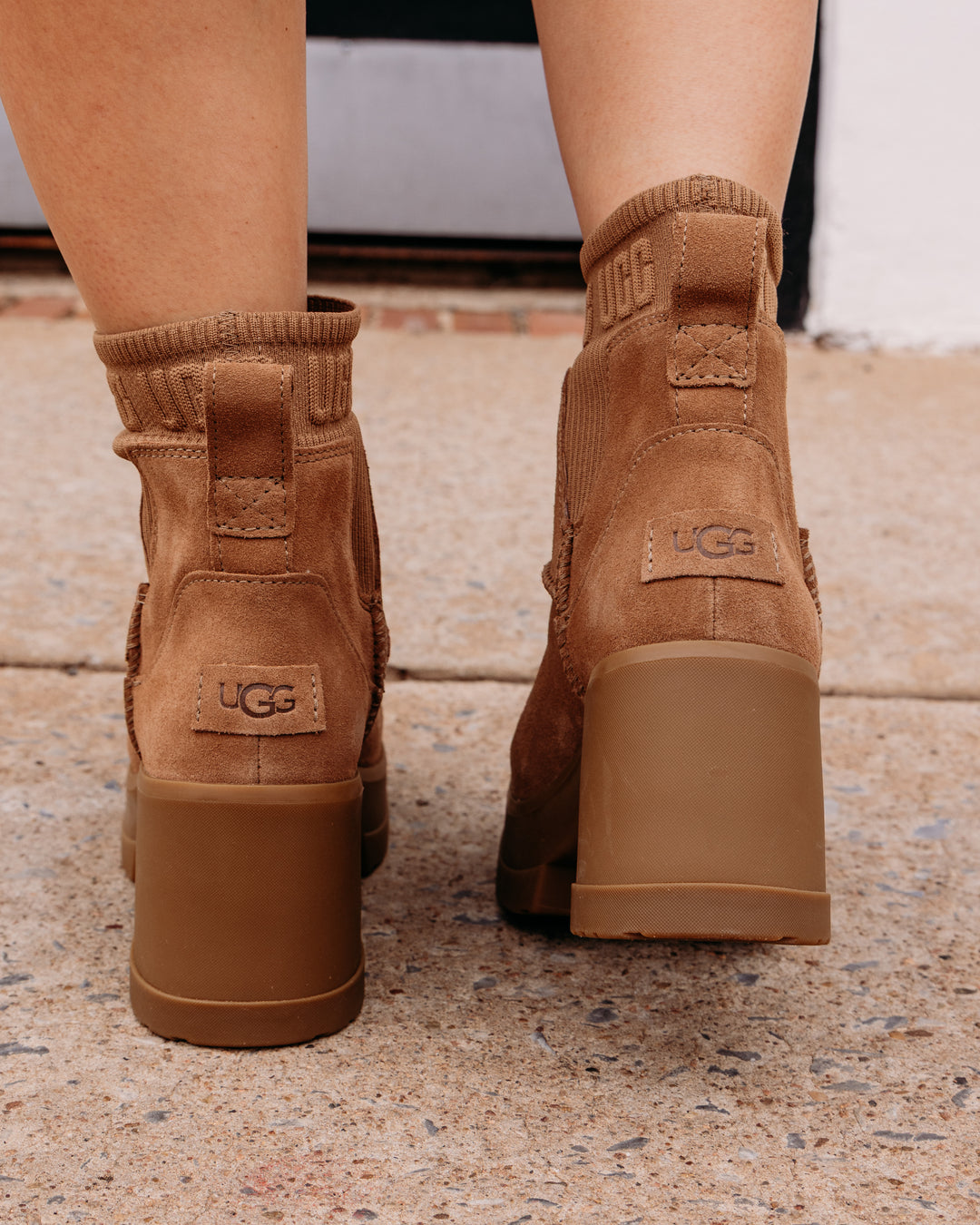 Ugg: Moxy Chelsea Boots in Chestnut (1173724)