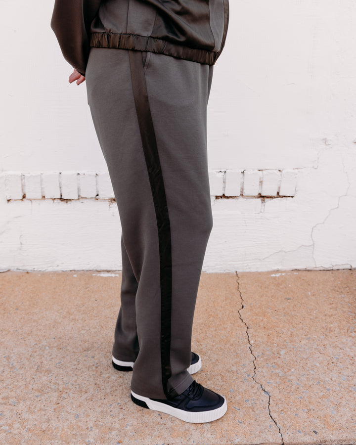 Joseph Ribkoff: Scuba Jersey Straight Leg Pants in  Avocado (263623)