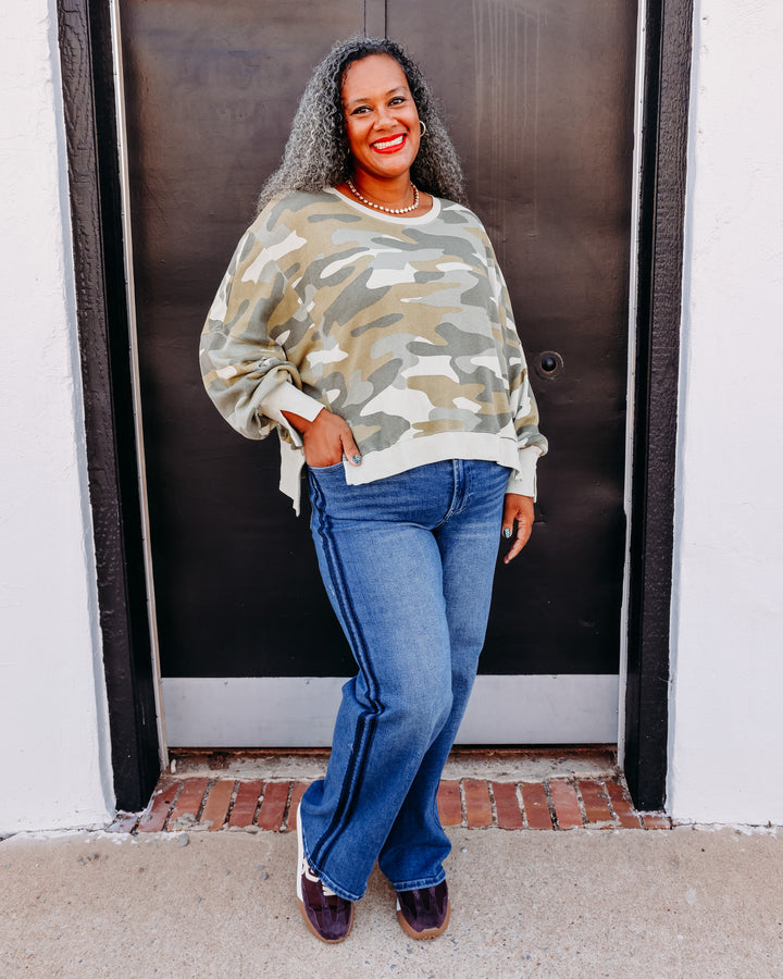 Dear John: Trenton Sweatshirt in Riviera Camo DSW3163U9RVC