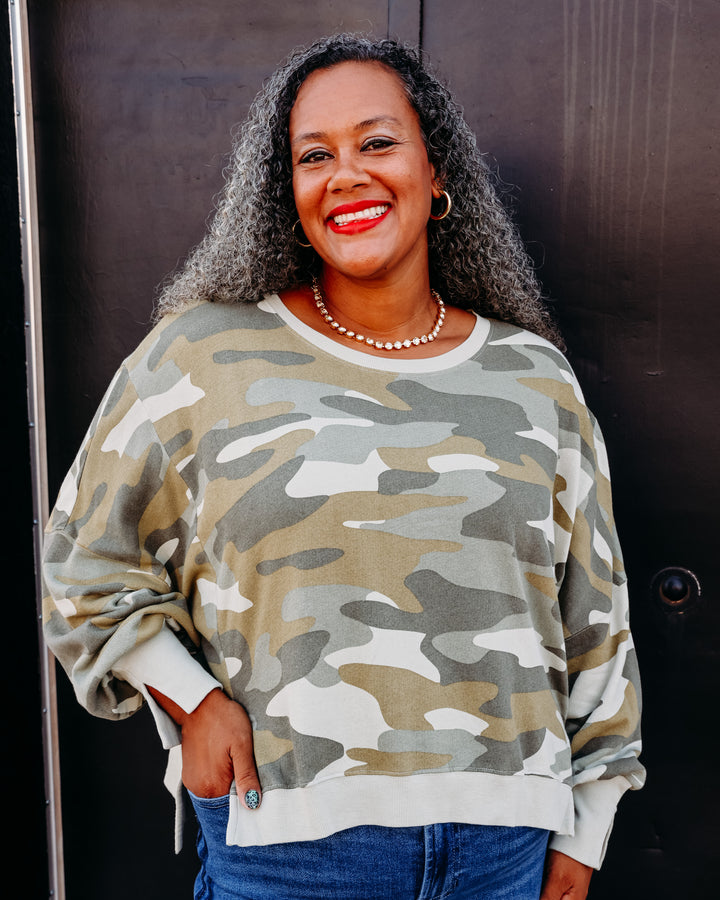 Dear John: Trenton Sweatshirt in Riviera Camo DSW3163U9RVC