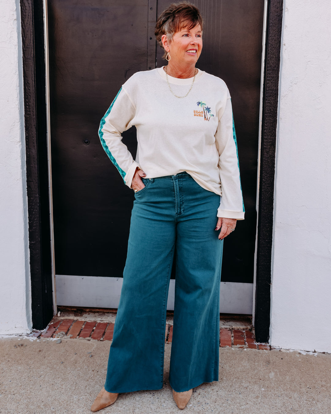 Dear John: Fiona Wide Leg Jeans in MediterraneaDPM55C361MEA