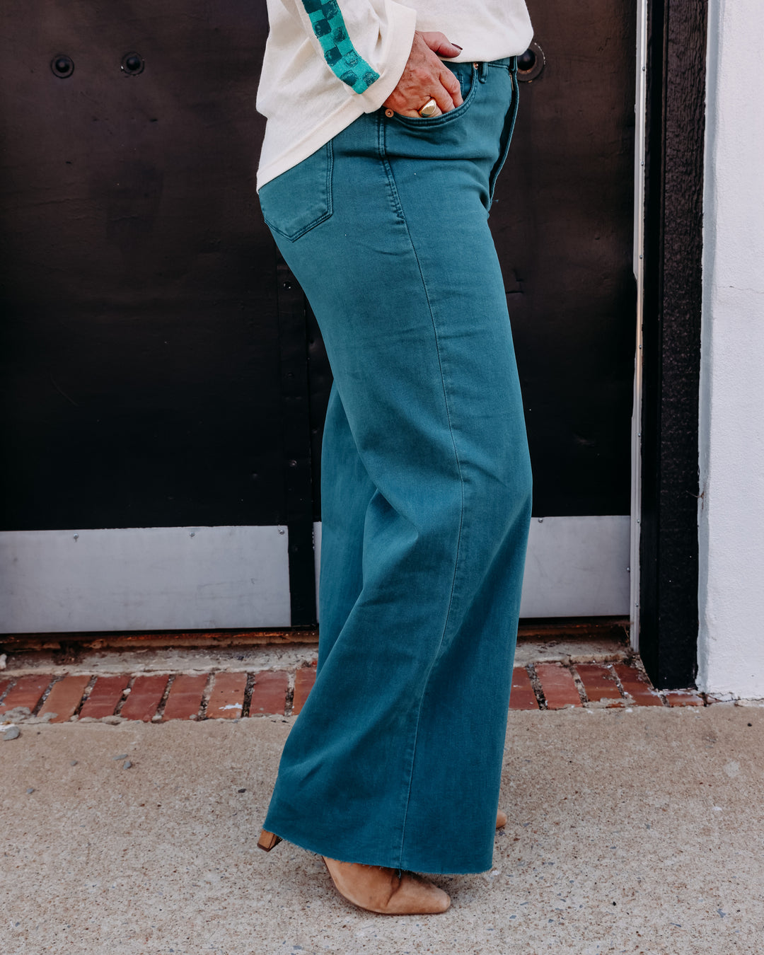 Dear John: Fiona Wide Leg Jeans in MediterraneaDPM55C361MEA