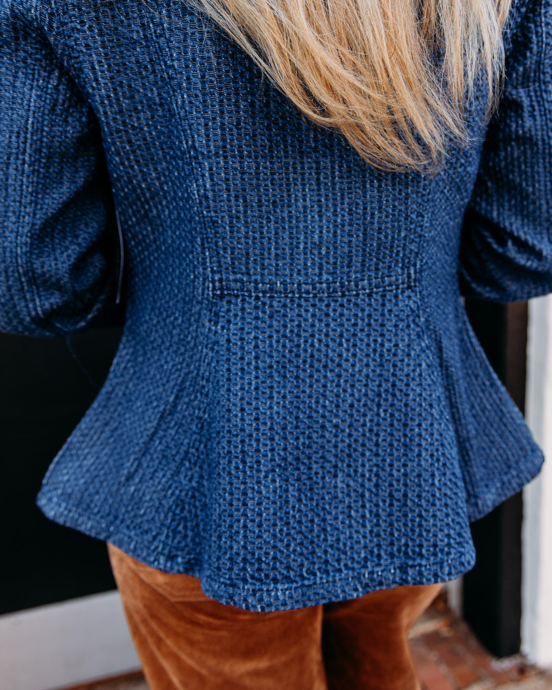 Liverpool: Fit And Flare Trucker Jacket in Blue Doris