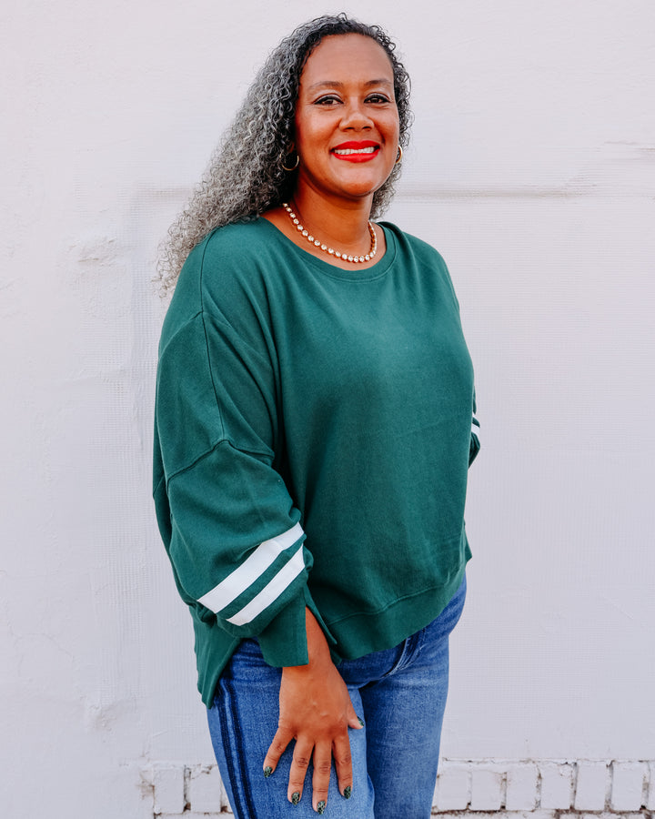 Dear John: Trenton Sweatshirt in Pineneedle DKN2214U9PDL