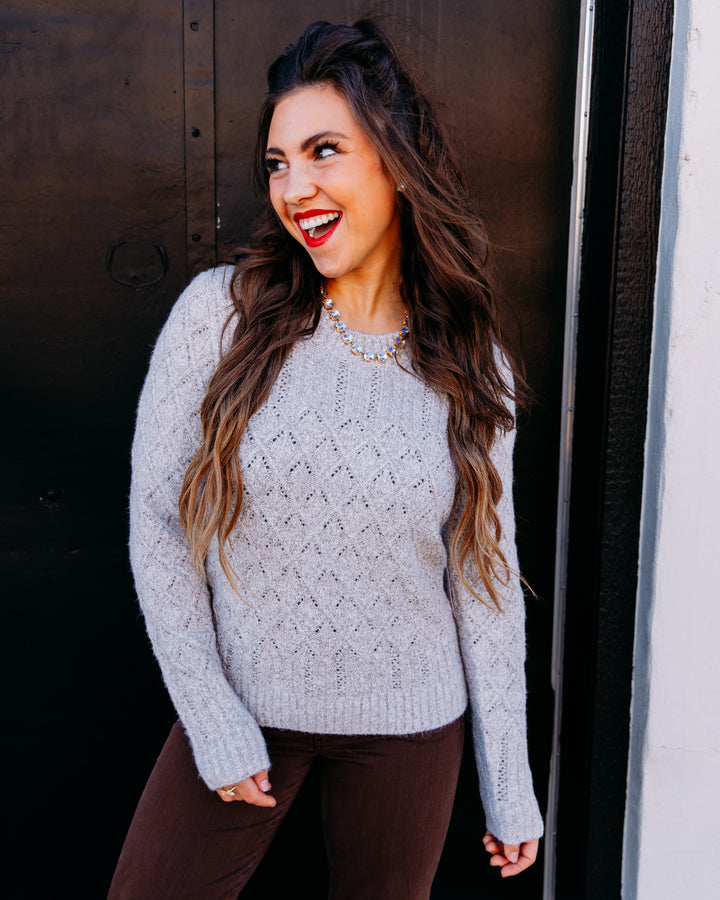 Tribal: Shimmer Crew Neck Sweater in Copper (3265O-8492-0238)