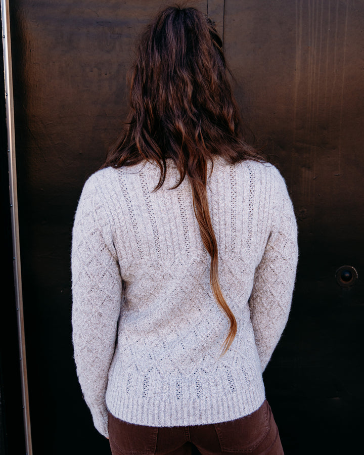 Tribal: Shimmer Crew Neck Sweater in Copper (3265O-8492-0238)