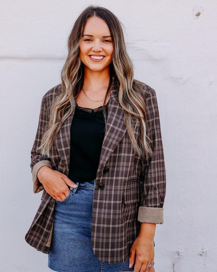 Dear John: Spencer Blazer in Cambridge Check DJK8021CCK