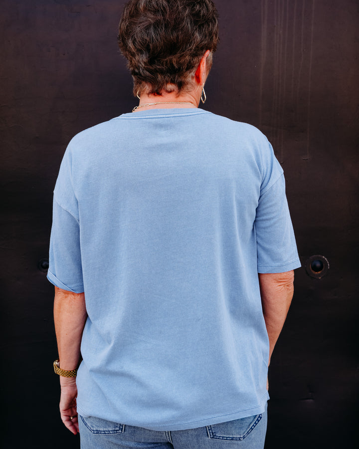 Billabong: Across Skies Short Sleeve Tee in Blue Horizon (BL000876W)