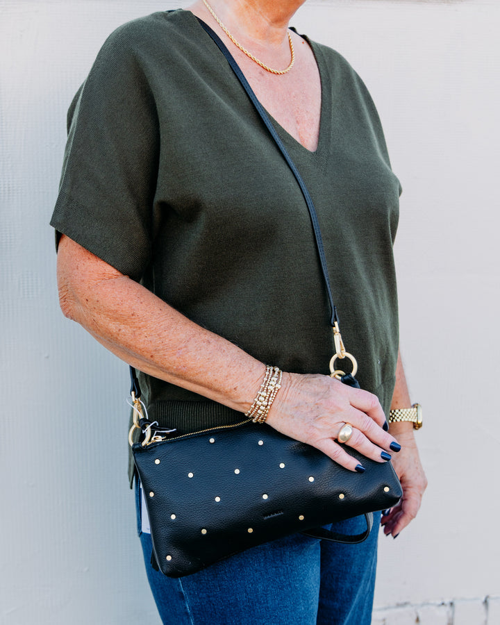 Hammitt: Kyle Handbag in Starlight/Brushed Gold