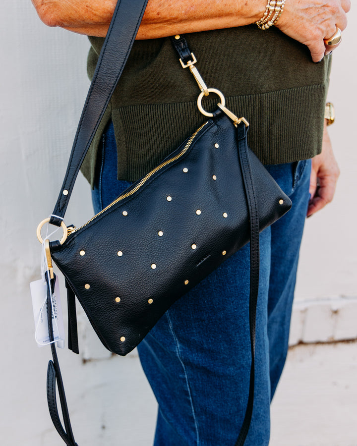 Hammitt: Kyle Handbag in Starlight/Brushed Gold
