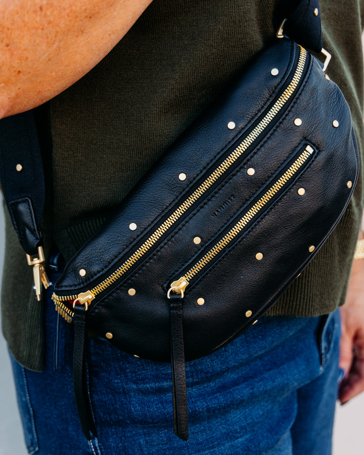 Hammitt: Charles Crossbody Med in Starlight/Brushed Gold