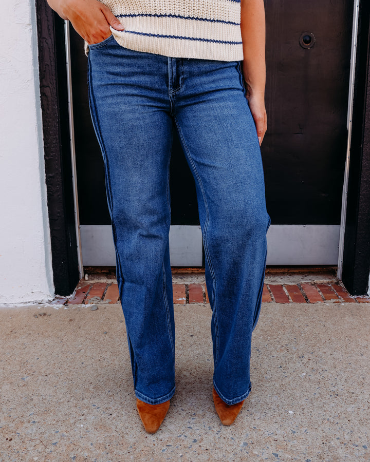 Dear John: Margot Straight Leg Jeans in Drifting DMP51A500DFG