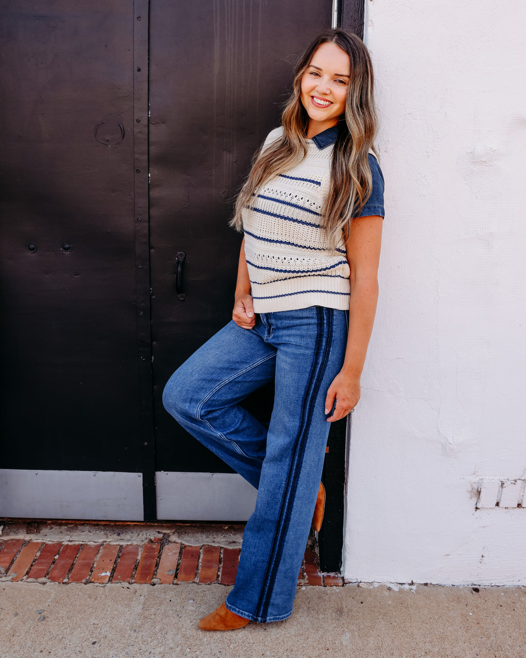 Dear John: Margot Straight Leg Jeans in Drifting DMP51A500DFG