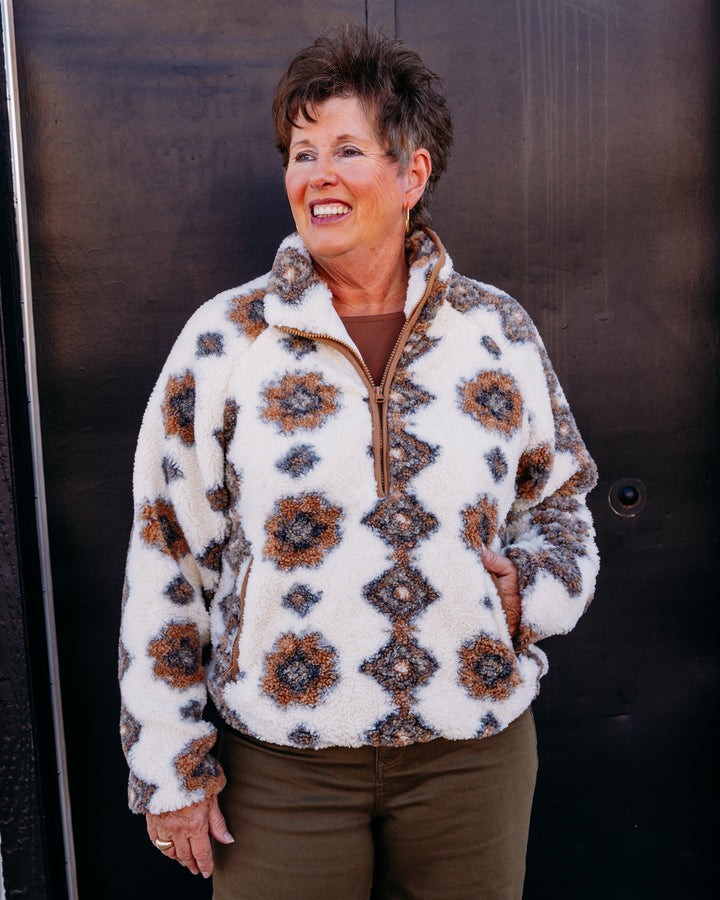 Thread & Supply: Rivera Jacket in Ivory Brown ((J4183SHPTS)