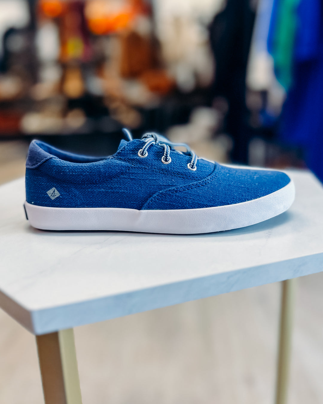 Sperry: Big Kid's Spinnaker Washable Sneaker - Navy - The Vogue Boutique
