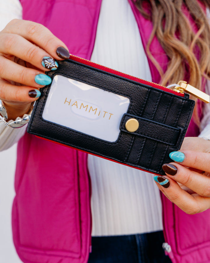 Hammitt: 210 west in Black/Brushed Gold (11048)